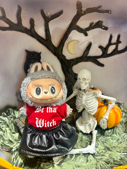 Be That Witch – Red Halloween Labubu T-Shirt